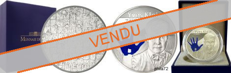 Commémorative 10 euros Argent Yves Klein 2012 Belle Epreuve - Monnaie de Paris