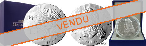 Commémorative 10 euros Argent Louis XIV 2014 Belle Epreuve - Monnaie de Paris