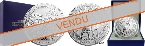 Commémorative 10 euros Argent année de la Chevre France 2015 Belle Epreuve - Monnaie de Paris