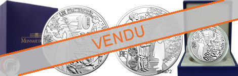 Commémorative 10 euros Argent Grande Guerre les Fraternisés 2015 Belle Epreuve - Monnaie de Paris