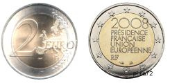 Commémorative 2 euros France 2008 UNC - Présidence UE