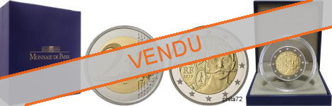 Commémorative 2 euros France 2013 BE Monnaie de Paris - Pierre de coubertin