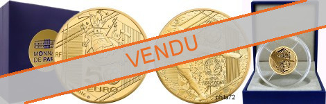 Commémorative 50 euros Or - UEFA 2016 Belle Epreuve - Monnaie de Paris
