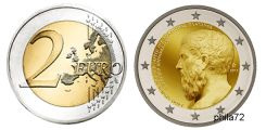 Commémorative 2 euros Grèce 2013 UNC - Academie de Platon