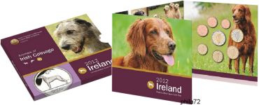 Coffret série monnaies euro Irlande 2012 BU - Le chien