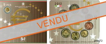 Coffret série monnaies euro Italie 2012 BU