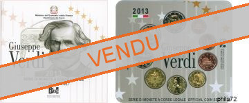 Coffret série monnaies euro Italie2013 BU