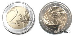 Commémorative 2 euros Italie 2004 UNC - Programme mondial alimentaire