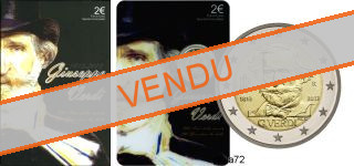 Commémorative 2 euros Italie 2013 BU Coincard - Giuseppe Verdi