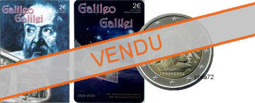 Commémorative 2 euros Italie 2014 BU Coincard - Galileo Galilei