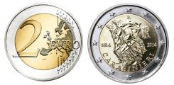 Commémorative 2 euros Italie 2014 UNC - Carabiniers