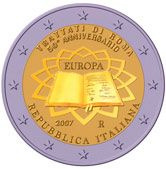 Commémorative commune 2 euros Italie 2007 UNC - Traité de Rome