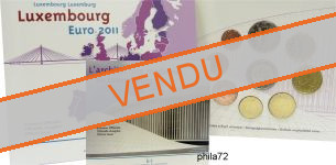 Coffret série monnaies euro Luxembourg 2011 Brillant Universel