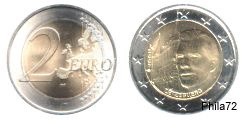 Commémorative 2 euros Luxembourg 2007 UNC - Grand Duc Henri et le Palais Grand Ducal