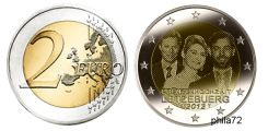 Commémorative 2 euros Luxembourg 2012 UNC - Mariage