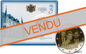 Commémorative 2 euros Luxembourg 2012 BU Coincard - Mariage