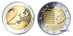 Commémorative 2 euros Luxembourg 2013 UNC - Hymne national du Grand duc