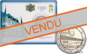 Commémorative 2 euros Luxembourg 2016 BU Coincard - 50 ans du pont grande duchesse Charlotte