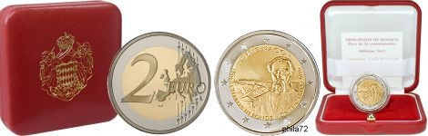 Commémorative 2 euros Monaco 2016 BE - Charles III