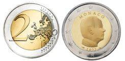 Pièce officielle 2 euros Monaco 2012 UNC - Prince Albert II