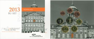 Coffret série monnaies euro Pays-Bas 2013 Brillant Universel - Palais royal