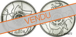 Commémorative 2.50 euros Portugal 2010 UNC - Vallee de coa