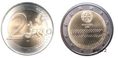 Commémorative 2 euros Portugal 2008 UNC - Déclaration Universelle des Droits de l'Homme