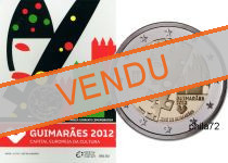 Commémorative 2 euros Portugal 2012 BU Coincard - Guimaraes