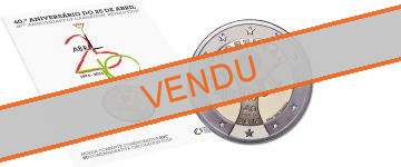 Commémorative 2 euros Portugal 2014 BU Coincard - Revolution des œillets