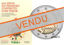 Commémorative 2 euros Portugal 2015 BU Coincard - Premier contact avec le Timor