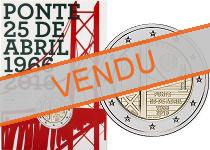 Commémorative 2 euros Portugal 2016 BU Coincard - Pont du 25 avril