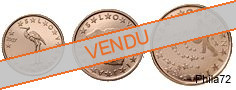 Série 1-2-5 cents Slovénie année 2007 UNC