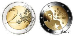 Commémorative 2 euros Slovénie 2011 UNC - Franc Rozman