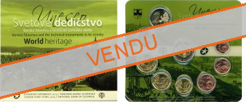 Coffret série monnaies euro Slovaquie 2013 Brillant Universel - Unesco Banska Stiavnica