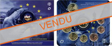 Coffret série monnaies euro Slovaquie 2016 Brillant Universel - Presidence europeenne