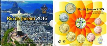 Coffret série monnaies euro Slovaquie 2016 BU - Rio de Janeiro