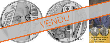 Commémorative 10 euros Argent Slovaquie 2011 BU - Jan Cikker