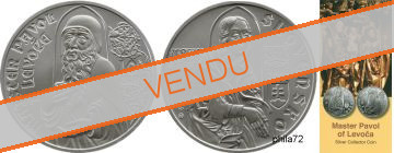 Commémorative 10 euros Argent Slovaquie 2012 BU - Paul de Levoka