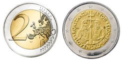 Commémorative 2 euros Slovaquie 2013 UNC - Mission Byzantine