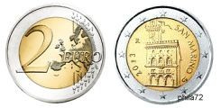 Pièce officielle 2 euros Saint-Marin 2013 UNC - Siége gouvernement