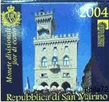 Coffret série monnaies euro Saint-Marin 2004 BU - 9 pièces avec 5 euros argent