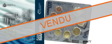 Coffret série monnaies euro Saint-Marin 2012 BU - 8 pièces