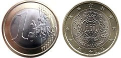 Pièce officielle de 1 euro Saint-Marin annee 2014 UNC - Armoiries
