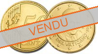 Pièce officielle de 50 cents euro Vatican 2011 UNC - BenoitXXI
