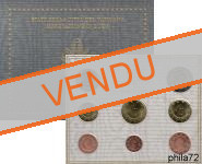 Coffret série monnaies euros Vatican 2006 BU - Benoit XVI