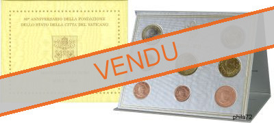 Coffret série monnaies euros Vatican 2009 BU - Benoit XVI