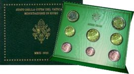 Coffret série monnaies euros Vatican 2010 BU - Benoit XVI
