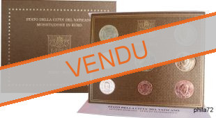 Coffret série monnaies euros Vatican 2011 BU - Benoit XVI