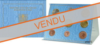 Coffret série monnaies eurosVatican 2012 BU - Benoit XVI