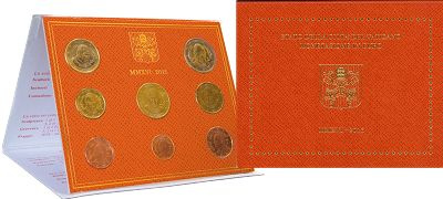 Coffret série monnaies euros Vatican 2016 BU - François